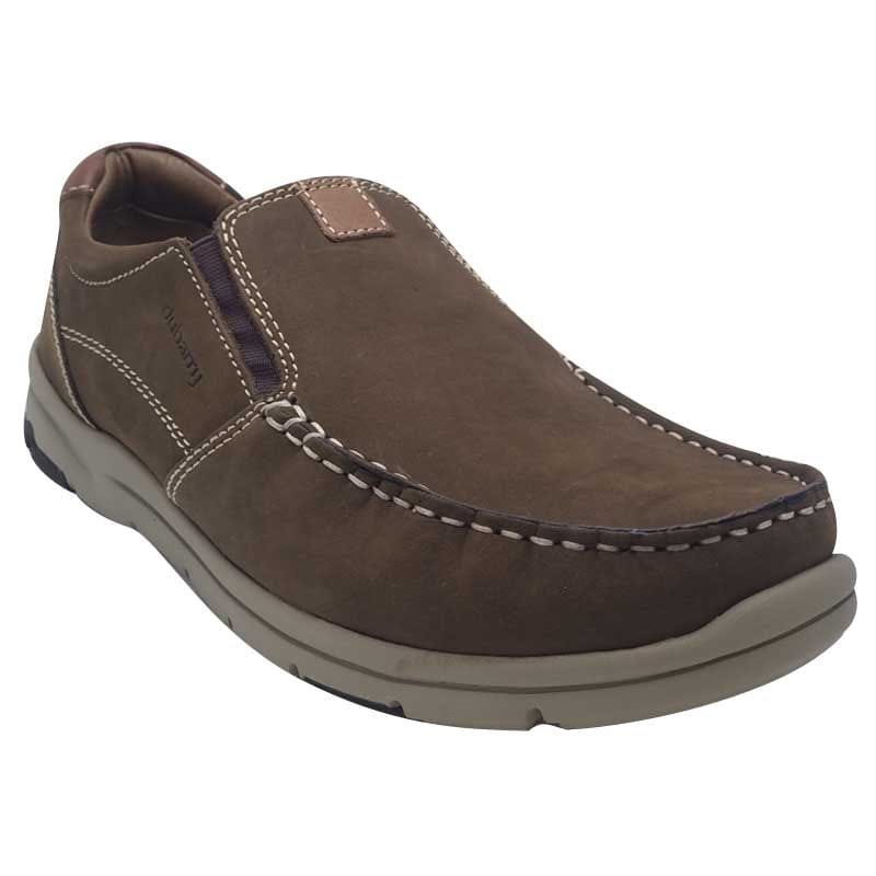 Dubarry Men Mens TAUPE / 8UK Dubarry Mens Taupe Leather Slip On Shoes - Boston