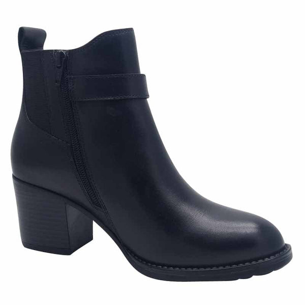 Dubarry Womens Dubarry Womens Black Block Heel Side Zip Ankle Boot - Casha