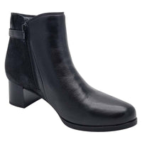 Dubarry Womens Dubarry Womens Black Side Zip Block Heel Ankle Boot - Cynthia