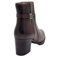 Dubarry Womens Dubarry Womens Brown Side Zip Block Heel Ankle Boot - Claire