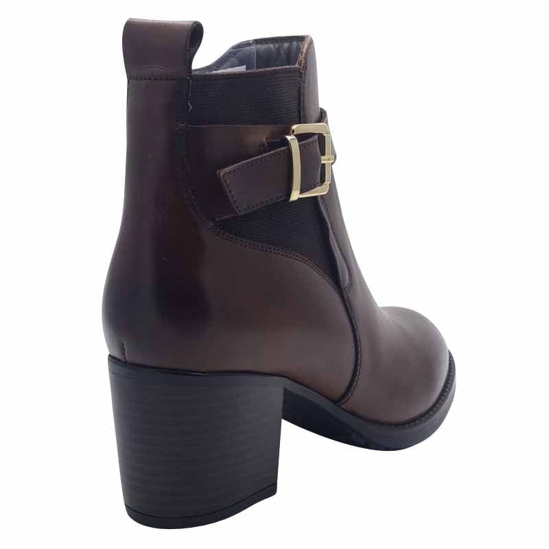 Dubarry Womens Dubarry Womens Burgundy Block Heel Side Zip Ankle Boot - Casha