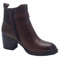 Dubarry Womens Dubarry Womens Burgundy Block Heel Side Zip Ankle Boot - Casha