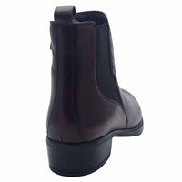 Dubarry Womens Dubarry Womens Burgundy Leather Ankle Boot - Crest