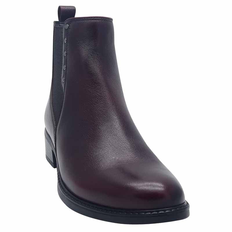 Dubarry Womens Dubarry Womens Burgundy Leather Ankle Boot - Crest