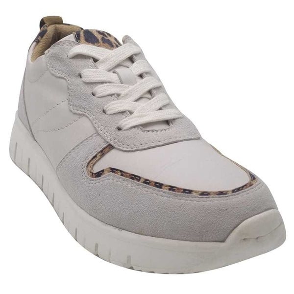 Dubarry Womens WHITE / 4UK Dubarry Womens White Leather Lace Up Fashion Trainer - Joy