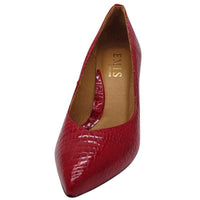 Emis Womens Emis Womens Red Patent Court Shoe Slip On Shoe - 6047/821o