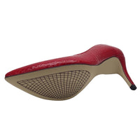 Emis Womens Emis Womens Red Patent Court Shoe Slip On Shoe - 6047/821o