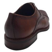 Escape Mens Escape Mens Brown Leather Slip-On Dress Shoe - Sixmilebridge
