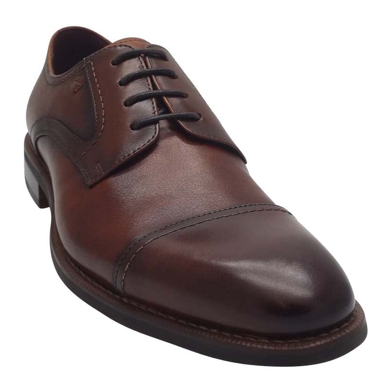 Escape Mens Escape Mens Brown Leather Slip-On Dress Shoe - Sixmilebridge