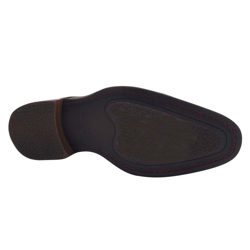 Escape Mens Escape Mens Brown Leather Slip-On Dress Shoe - Sixmilebridge