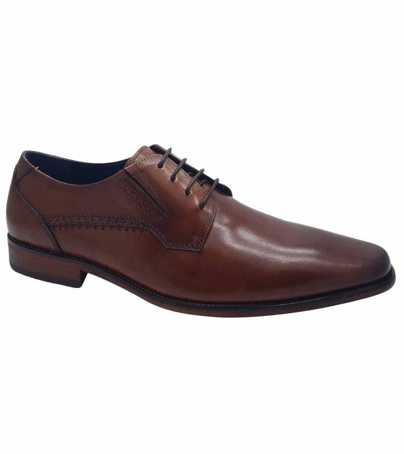 Escape Mens Escape Mens Leather Brown Dress Shoe - Enable Brandy