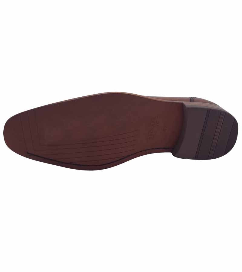 Escape Mens Escape Mens Leather Brown Dress Shoe - Enable Brandy