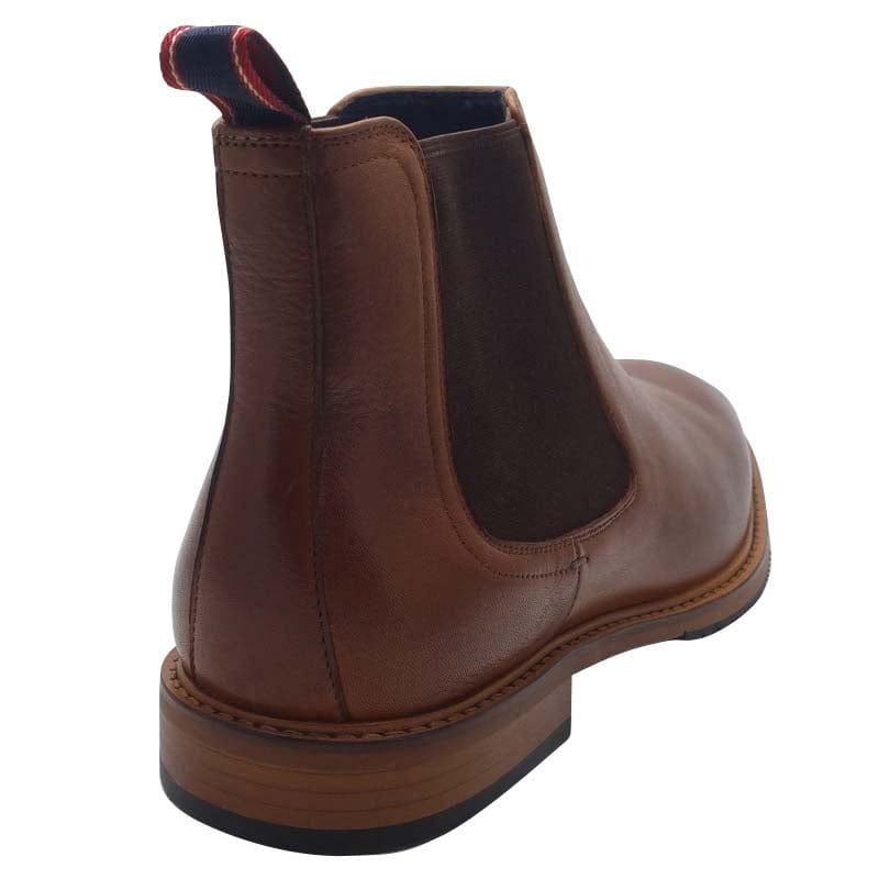 Escape Mens Escape Mens Tan Leather Chelsea Ankle Boot - Ahoy Senor