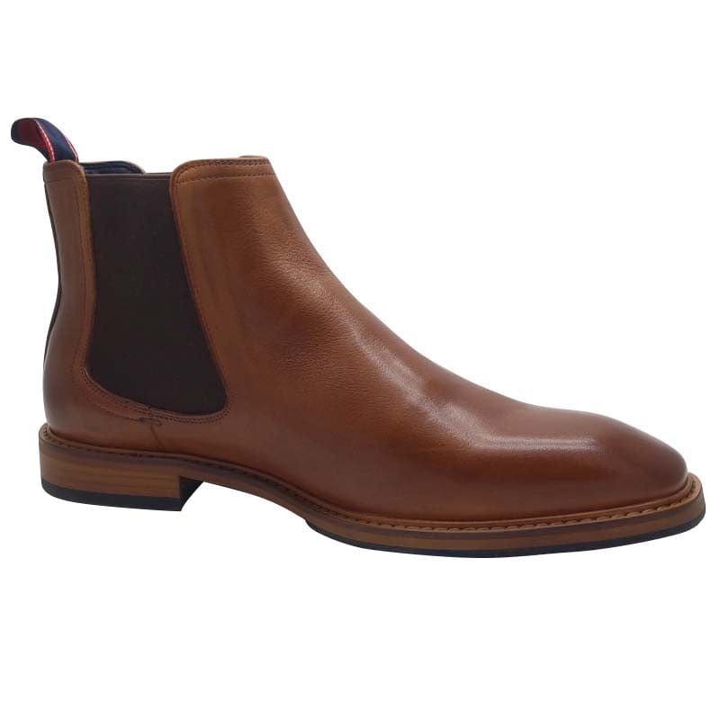 Escape Mens Escape Mens Tan Leather Chelsea Ankle Boot - Ahoy Senor