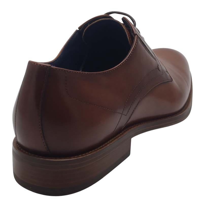 Escape Mens Escape Mens Tan Leather Lace Up Dress Shoe - Talishta