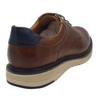 Escape Mens Escape Mens Tan Leather Lace-Up Smart Casual Shoe - Jetra
