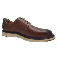 Escape Mens Escape Mens Tan Leather Lace-Up Smart Casual Shoe - Jetra