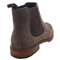 Escape Mens Escape Mens Taupe Leather Chelsea Ankle Boot - Ahoy Senor