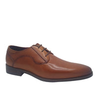 Escape Mens TAN / 7UK Escape Mens Leather Tan Dress Shoe - Nijinsky Brandy