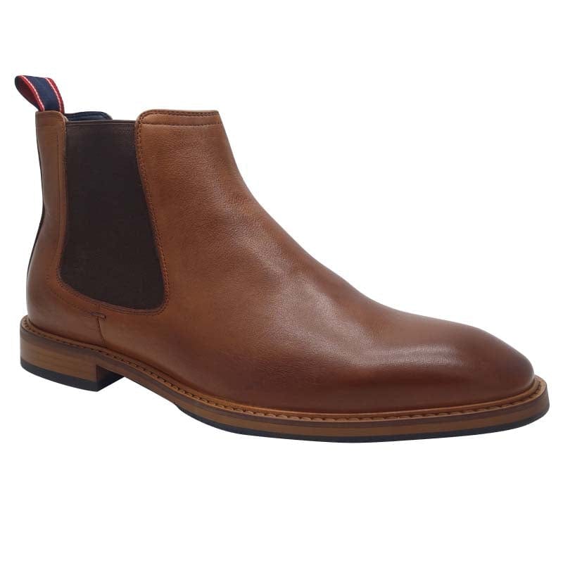 Escape Mens TAN / 7UK Escape Mens Tan Leather Chelsea Ankle Boot - Ahoy Senor