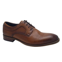 Escape Mens TAN / 7UK Escape Mens Tan Leather Lace Up Dress Shoe - Arnhem