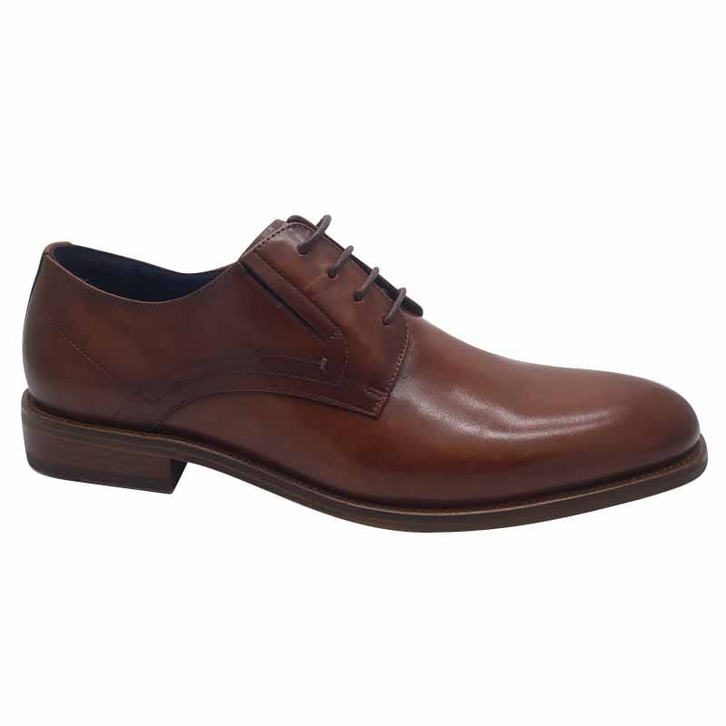 Escape Mens TAN / 7UK Escape Mens Tan Leather Lace Up Dress Shoe - Talishta