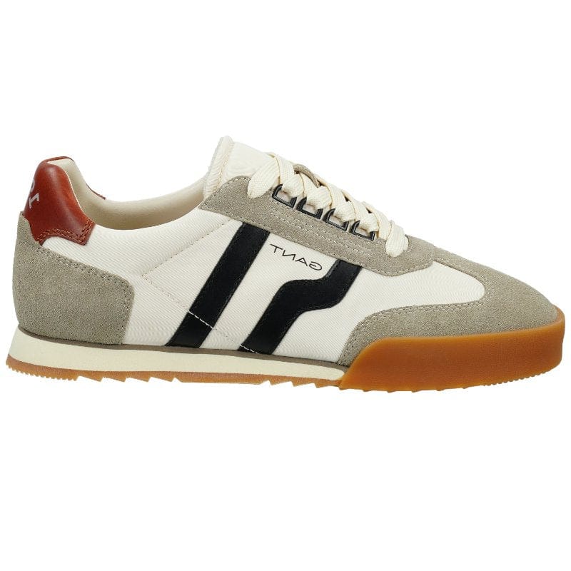 Gant Men Mens Gant Mens Beige Leather Fashion Trainer Baylle - 32633171