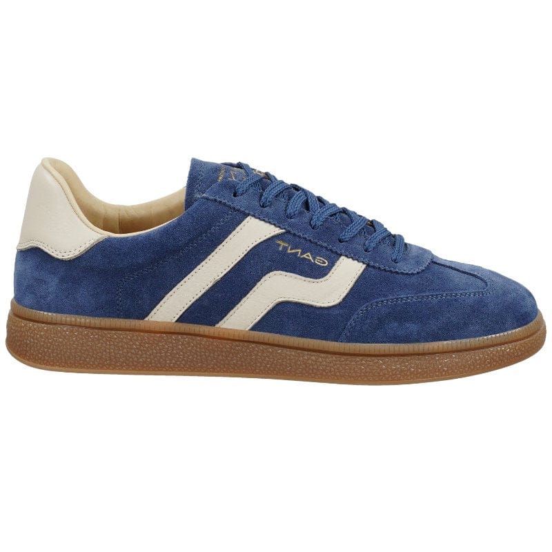 Gant Men Mens Gant Mens Blue Leather Fashion Trainer Cuzmo - 32633206