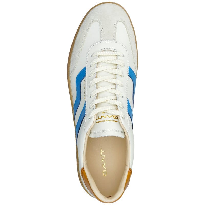 Gant Men Mens Gant Mens Off White Leather Fashion Trainer Cuzmo - 32631207