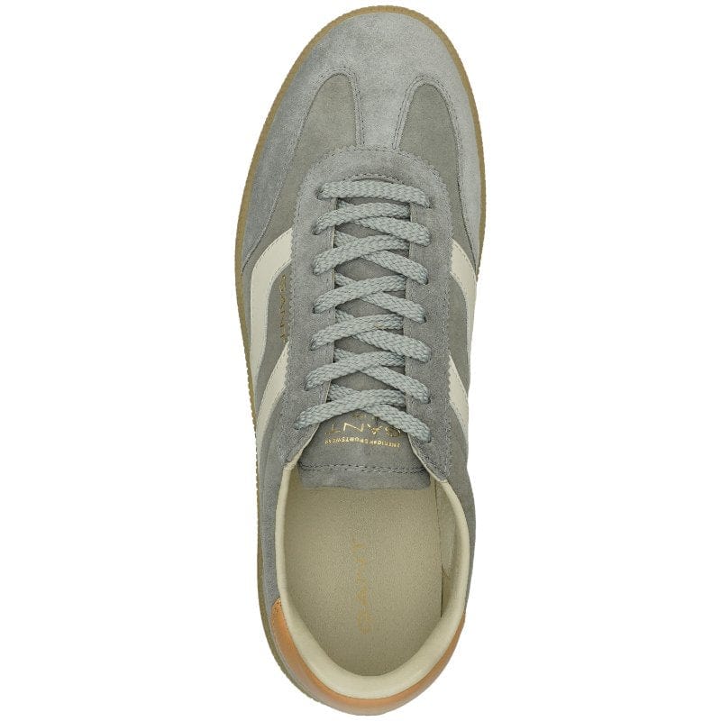 Gant Mens Gant Mens Leather Fashion Trainer Cuzmo Grey - 29633643