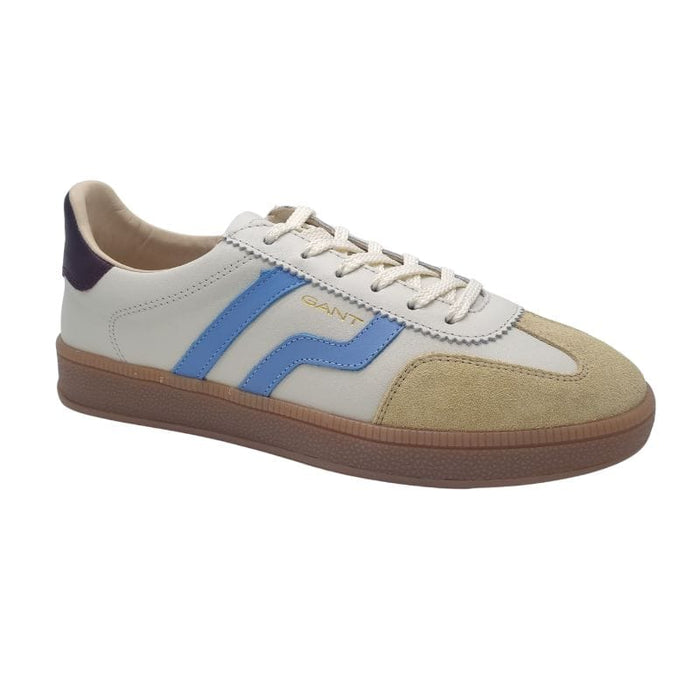 Gant Womens OFF WHITE / 4UK Gant Womens Off White Blue Stripe Trainer Cuzima - 32531247