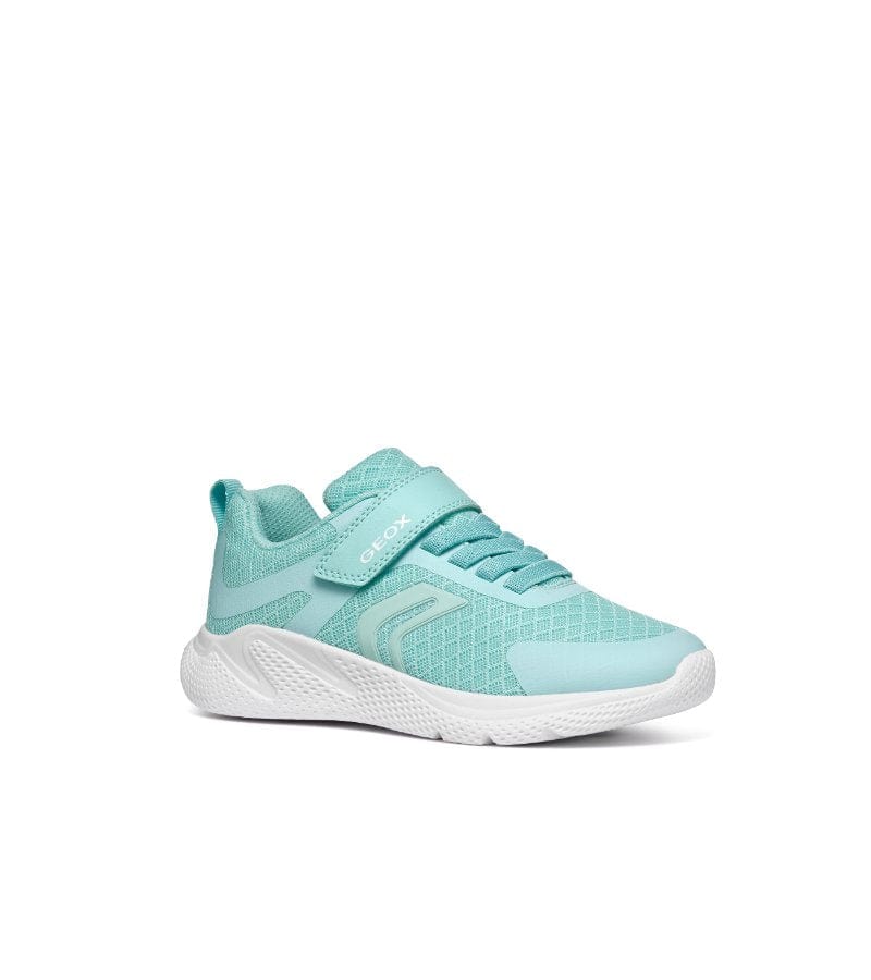 Geox Kids 1.5UK / TURQUOISE Geox Girls Turquoise Mesh Casual Sporty Trainer Sprintye - J45FWA