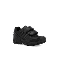 Geox Kids 10UK / BLACK Geox Junior Boys Savage Black Shool Shoes AW24 - J841VB