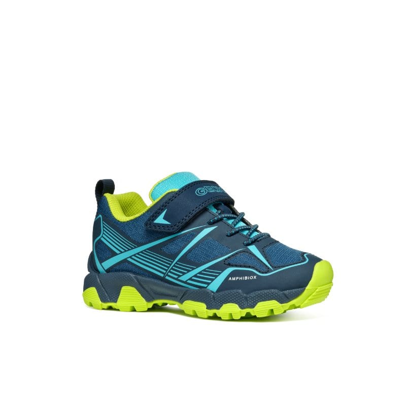 Geox Kids 13UK / NAVY Geox Boys Junior Navy Waterproof Treck Shoe - J463ZA