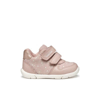 Geox Kids 3.5UK / PINK Geox Pink Zapito Baby Girl Sneakers With Straps B556DA