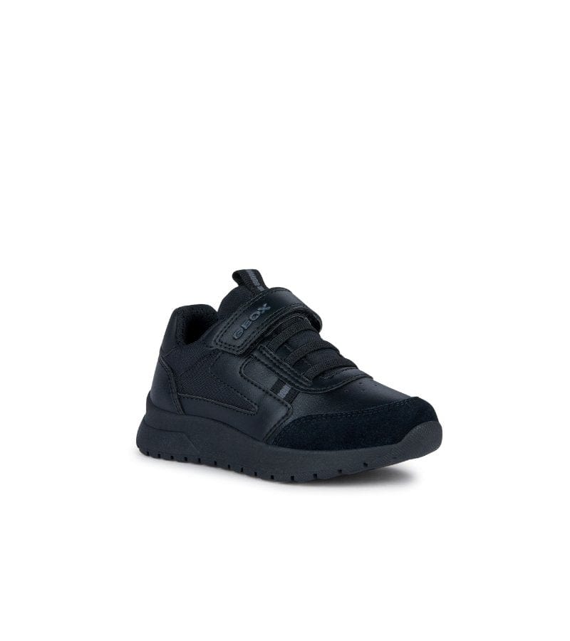 Geox Kids BLACK / 11UK Geox Black Junior Boys Runners J36GMA
