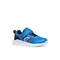 Geox Kids BLUE / 10UK Geox Junior Boys Blue Low Top Sprintye Sneakers - J36GBA
