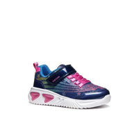 Geox Kids BLUE / 10UK Geox Junior Girl Blue Assister With Lights Sneakers -  J56E9B