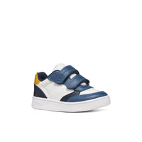 Geox Kids BLUE / 3.5UK Geox Infants Boys Blue Double Strap Eclyper Sneakers - B555LA