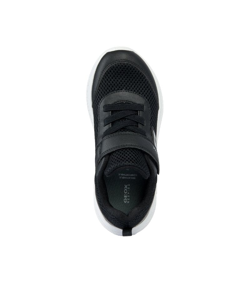 Geox Kids Geox Black Junior Boys Runners J36GBA