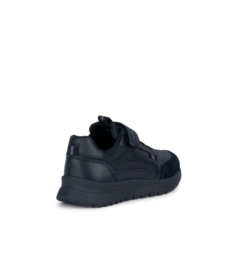 Geox Kids Geox Black Junior Boys Runners J36GMA