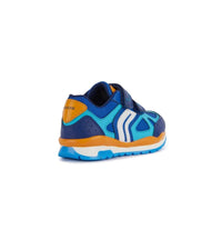 Geox Kids Geox Boys Blue Slip In Durable Casual Trainer Pavel - J4515D