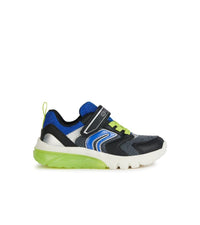 Geox Kids Geox Boys Light Up Slip In Grey Casual Trainer Ciberdron - J45LBC