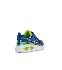 Geox Kids Geox Boys Light Up Sole Blue Design Trainer Assister - J45DZB