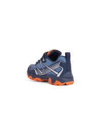 Geox Kids Geox Boys Navy Waterproof Thermal Amphibiox Trainer Magnetar ABX - J453ZC