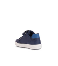 Geox Kids Geox Boys Slip In Navy Low Court Lightweight Trainer Arzach - J454AA