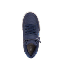 Geox Kids Geox Boys Slip In Navy Low Court Lightweight Trainer Arzach - J454AA