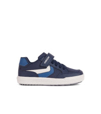 Geox Kids Geox Boys Slip In Navy Low Court Lightweight Trainer Arzach - J454AA