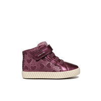 Geox Kids Geox Girls Infant Pink Hightop Heart Boots - B4669A