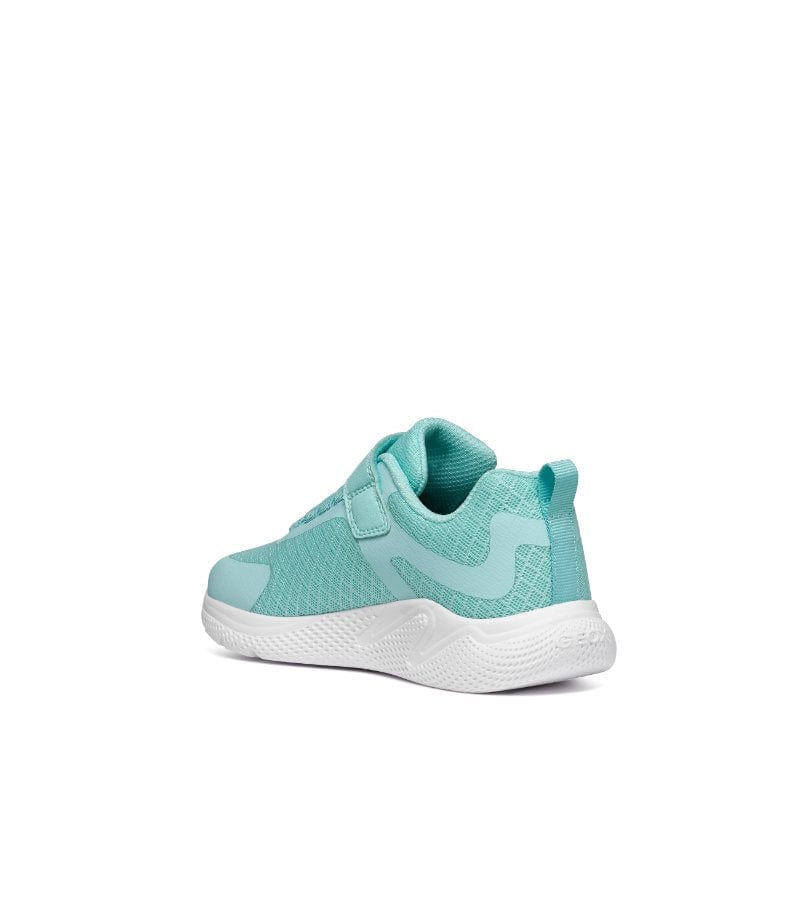 Geox Kids Geox Girls Turquoise Mesh Casual Sporty Trainer Sprintye - J45FWA